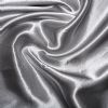 Silver Grey Satin High Sheen Fabric 0.5m